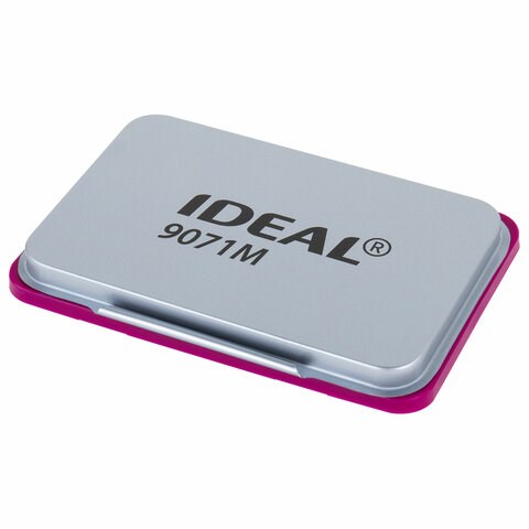 Штемпельная подушка TRODAT IDEAL 9071М, 90х56 мм, металлический корпус, ФИОЛЕТОВАЯ, 153126 238385 - фото 329665