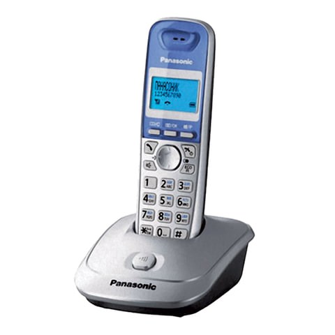 Радиотелефон PANASONIC KX-TG2511RUS, память 50 номеров, АОН, повтор, спикерфон, полифония, серебро 260378 - фото 329814