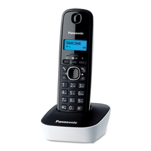 Радиотелефон PANASONIC KX-TG1611RUW, память 50 номеров, АОН, повтор, часы/будильник, белый 260481 - фото 329817