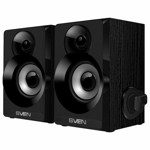 Колонки компьютерные SVEN SPS-517, 2.0, 6 Вт, питание USB, черные, SV-016180 263170 - фото 329836