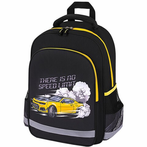 Рюкзак ПИФАГОР SCHOOL, 1 отделение, 3 кармана, "Extreme speed", 38x28х14 см, 272078 272078 - фото 330393