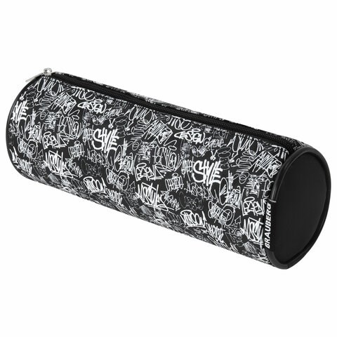 Пенал-косметичка BRAUBERG, Graffiti, черный, 20х7х7см, 272297 272297 - фото 330437