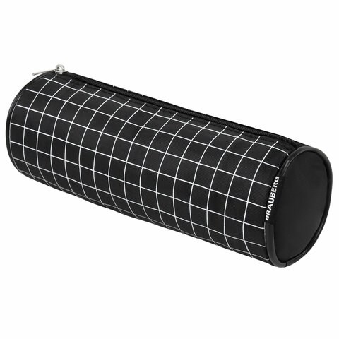 Пенал-косметичка BRAUBERG, Checkered, черный, 20х7х7см, 272298 272298 - фото 330438