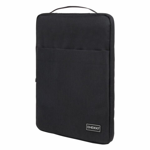 Чехол для ноутбука HEIKKI OPTION MAX 15,6'' (ХЕЙКИ), с ручкой и карманом, черный, 39х27х3 см, 272602 272602 - фото 330620