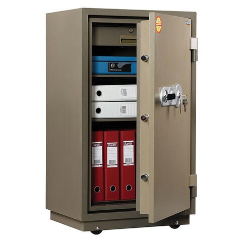 Сейф огнестойкий VALBERG FRS-99T KL, 991х565х451 мм, 145 кг, 2 ключевых замка, трейзер, крепление к полу 290387 - фото 330995