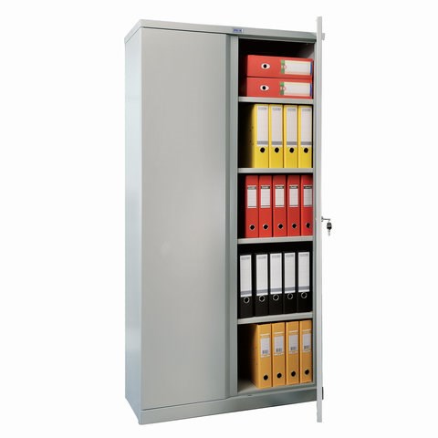 Шкаф металлический офисный ПРАКТИК "M-18", 1830х915х370 мм, 43 кг, разборный, S20499398002 290470 - фото 331017