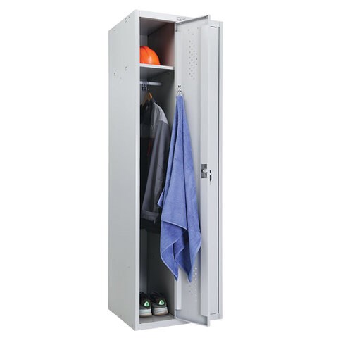 Шкаф металлический для одежды ПРАКТИК LS-21, двухсекционный, 1830х600х500 мм, 29 кг 290472 - фото 331019