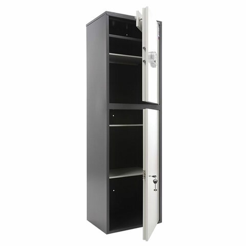 Шкаф металлический для документов AIKO "SL-150/2ТEL" ГРАФИТ, 1490х460х340 мм, 36 кг, S10799152902 291202 - фото 331149