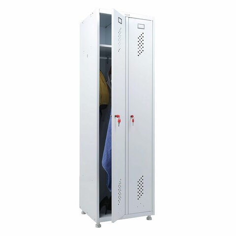 Шкаф медицинский для одежды HILFE "МД 2 ШМ-SS" 1900х575х500 мм, белый, S26199302109 291325 - фото 331206