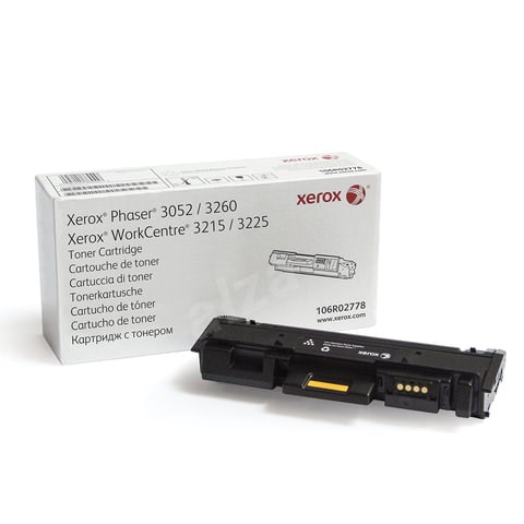 Тонер-картридж XEROX (106R02778) WC 3215/3225/Phaser 3052/3260, оригинальный, ресурс 3000 стр. 320599 - фото 331262