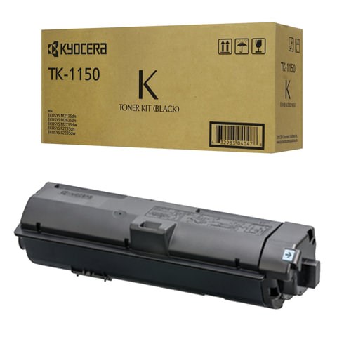 Тонер-картридж KYOCERA (TK-1150) P2235dn/w/M2135dn/M2635dn/w/M2735dw, ресурс 3000 стр., оригинальный, 1T02RV0NL0 320843 - фото 331305