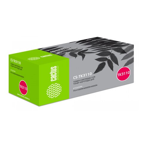 Тонер-картридж CACTUS (CS-TK3110) для KYOCERA FS-4100/4200/4300, ресурс 15500 стр. 320900
