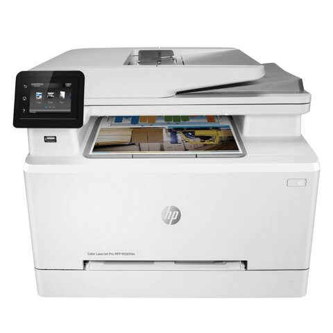 МФУ лазерное ЦВЕТНОЕ HP Color LaserJet Pro M283fdn "4 в 1", 21 стр./мин., 40000 стр./месяц, ДУПЛЕКС, сетевая карта, 7KW74A 354510 - фото 331459