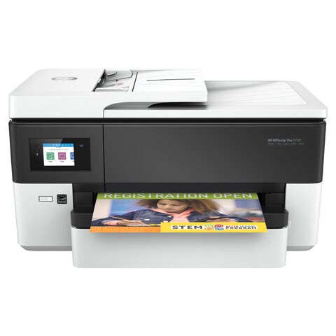 МФУ струйное HP OfficeJet Pro 7720 "4 в 1" А3, 22 стр./мин, 30000 стр./мес., 4800х1200, ДУПЛЕКС, АПД, Wi-Fi, сетевая карта, Y0S18A 354666 - фото 331479