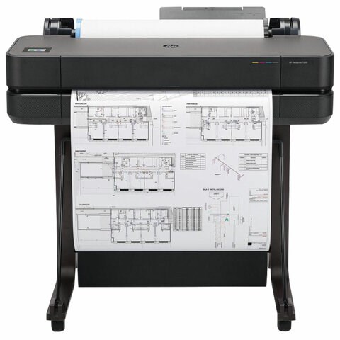 Плоттер HP DesignJet T630 24" A1, Wi-Fi, сетевая карта, с подставкой, 5HB09A 354797