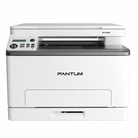 МФУ лазерное ЦВЕТНОЕ PANTUM CM1100DW "3 в 1" А4, 18 стр./мин., 30000 стр./мес., ДУПЛЕКС, Wi-Fi, сетевая карта 354820 - фото 331522