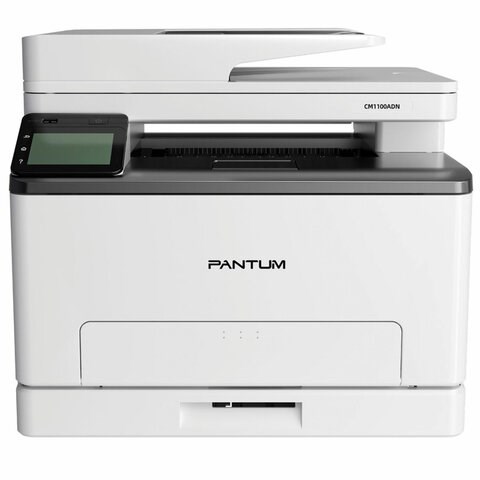 МФУ лазерное ЦВЕТНОЕ PANTUM CM1100ADN "3 в 1", А4, 18 стр./мин., 30000 стр./мес., ДУПЛЕКС, АПД, сетевая карта 354821 - фото 331523