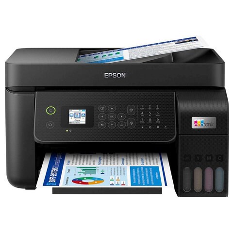 МФУ струйное EPSON L5290 "4 в 1", А4, 33 стр./мин, 5760x1440, ЖК-дисплей, АПД, Wi-Fi, с/к, СНПЧ, C11CJ65508 354847 - фото 331531