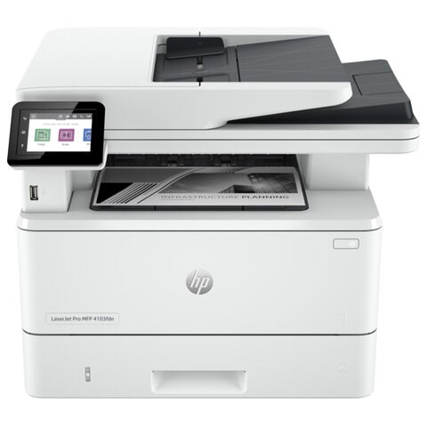 МФУ лазерное HP LaserJet Pro 4103fdn "4 в 1" А4, 40 стр./мин., 80000 стр./мес, ДУПЛЕКС, ДАПД, сетевая карта, 2Z628A 354950 - фото 331579