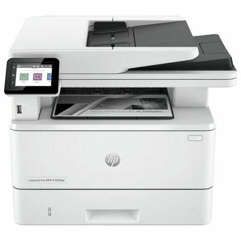 МФУ лазерное HP LaserJet Pro 4103fdw "4 в 1" А4, 40 стр./мин., 80000 стр./мес ДУПЛЕКС, ДАПД, Wi-Fi, сетевая карта, 2Z629A 354951 - фото 331580