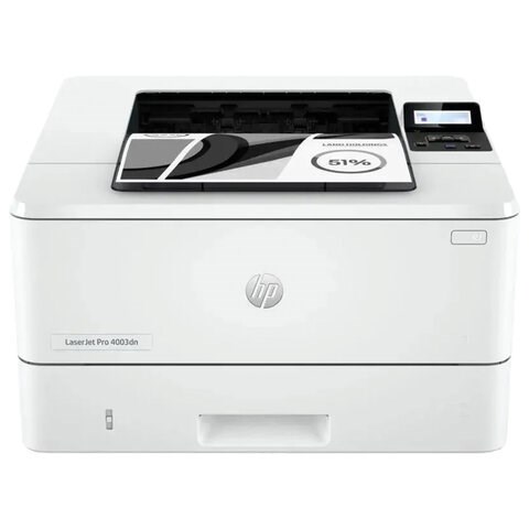 Принтер лазерный HP LaserJet Pro 4003dn, А4, 40 стр./мин., 80000 стр./мес., ДУПЛЕКС, сетевая карта, 2Z609A 354953 - фото 331582