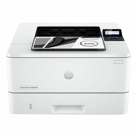Принтер лазерный HP LaserJet Pro 4003dw, А4, 40 стр./мин., 80000 стр./мес., ДУПЛЕКС, Wi-Fi, сетевая карта, 2Z610A 354954 - фото 331583