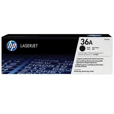 Картридж лазерный HP (CB436A) LaserJet P1505/M1120/M1522, №36А, оригинальный, ресурс 2000 стр. 360540 - фото 331651