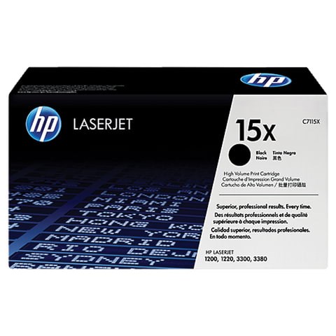 Картридж лазерный HP (C7115X) LaserJet 1200/3300/3380, №15X, оригинальный, ресурс 3500 страниц 360548 - фото 331656