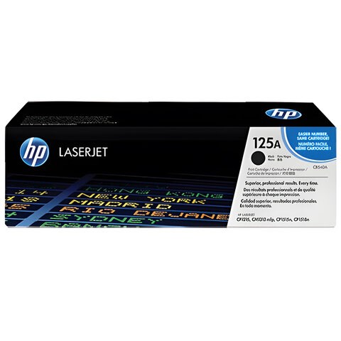 Картридж лазерный HP (CB540A) ColorLaserJet CP1215/CP1515N и др, №125A, черный, оригинальный, 2200 страниц 360554 - фото 331660