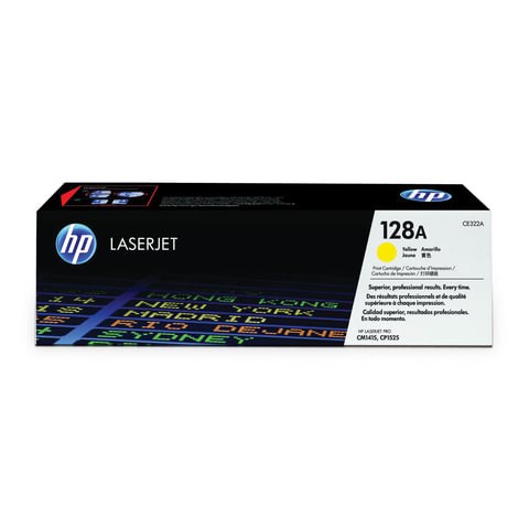 Картридж лазерный HP (CE322A) CLJ CM1415FN/FNW/CP1525N/NW, №128A, желтый, оригинальный, ресурс 1300 страниц 360875