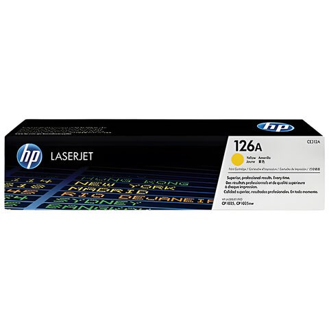 Картридж лазерный HP (CE312A) CLJ CP1025/CP1025NW, №126A, желтый, оригинальный, ресурс 1000 страниц 360879 - фото 331722