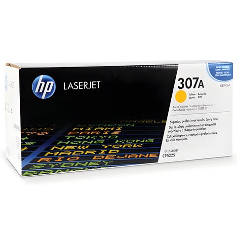 Картридж лазерный HP (CE742A) CLJ CP5225/5225N, №307A, желтый, оригинальный, ресурс 7300 страниц 361077 - фото 331763