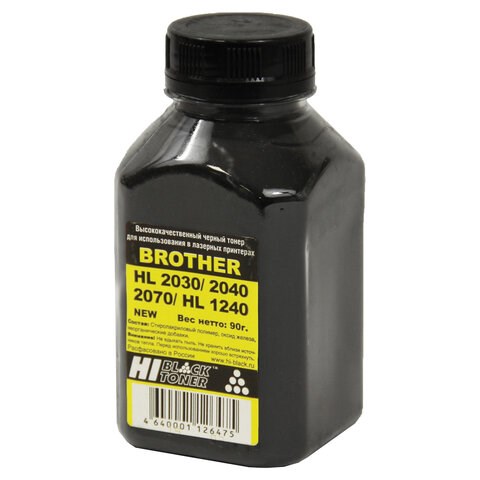 Тонер HI-BLACK для BROTHER HL-1240/2030/2040/2070, фасовка 90 г, 9802115 361265 - фото 331846