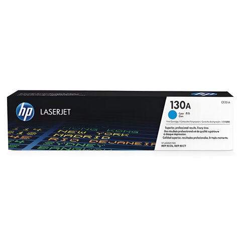 Картридж лазерный HP (CF351A) ColorLaserJet M176n/M177fw, №130A, голубой, оригинальный, ресурс 1000 страниц 361273 - фото 331849