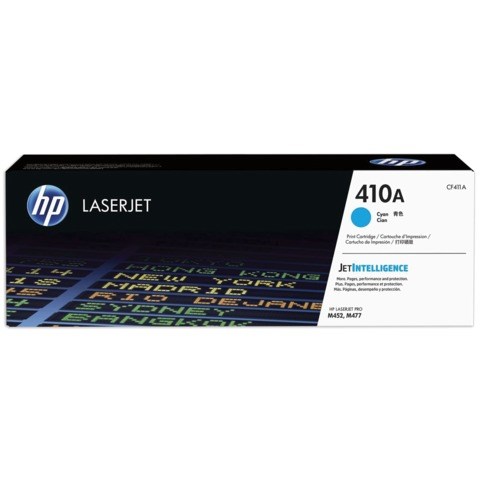 Картридж лазерный HP (CF411A) LaserJet Pro M477/M452, №410A, голубой, оригинальный, ресурс 2300 страниц 362113