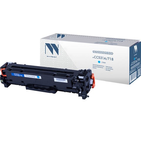 Картридж лазерный NV PRINT (NV-718C) для CANON LBP7200Cdn/MF8330Cdn/8350Cdn, голубой, ресурс 2900 стр., NV-CC531A/718C 362347 - фото 332330
