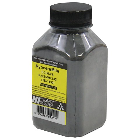 Тонер HI-BLACK для KYOCERA ECOSYS P2235/M2135/2635/2735, фасовка 120 г, 9912214900911 362958 - фото 332641