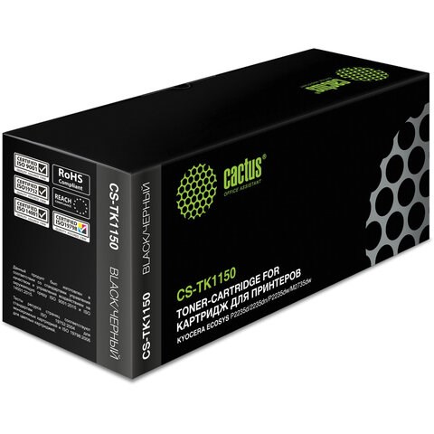 Тонер-картридж CACTUS (CS-TK1150) для KYOCERA P2235dn/w/M2135dn/M2635dn/w/M2735dw, ресурс 3000 стр. 362960 - фото 332643