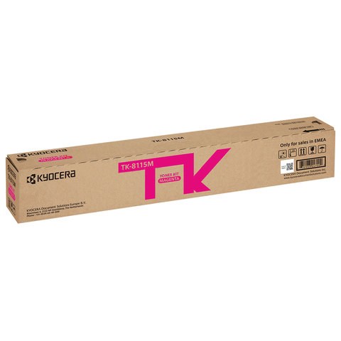 Тонер-картридж KYOCERA (TK-8115M) M8124cidn/M8130cidn, пурпурный, ресурс 6000 стр., оригинальный, 1T02P3BNL0 363061 - фото 332723