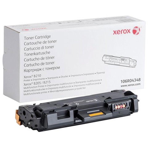 Тонер-картридж XEROX (106R04348) для B205/B210/B215, оригинальный, ресурс 3000 страниц 363326