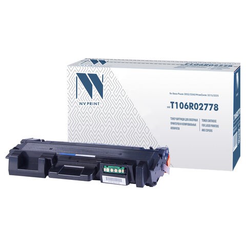Картридж лазерный NV PRINT (NV-106R02778) для XEROX P3052/3260/WC3215/3225, ресурс 3000 страниц 363383 - фото 332939