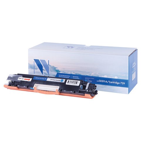 Картридж лазерный NV PRINT (NV-CE311A/729C) для HP M175nw/CP1025nw/CANON LBP7010C, голубой, ресурс 1000 страниц 363395 - фото 332946