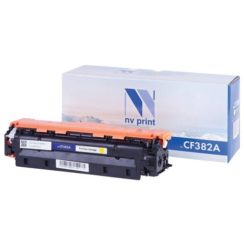 Картридж лазерный NV PRINT (NV-CF382A) для HP LJ M476dn/M476dw/M476nw, желтый, ресурс 2700 страниц 363408