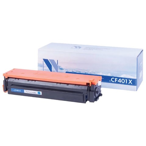 Картридж лазерный NV PRINT (NV-CF401X) для HP M252dw/M252n/M274n/M277dw/M277n, голубой, ресурс 2300 страниц 363416