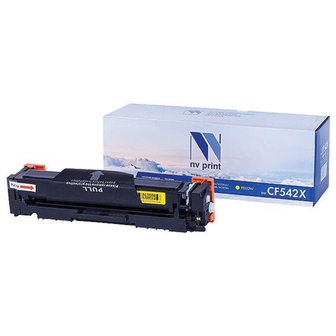 Картридж лазерный NV PRINT (NV-CF542X) для HP M254dw/M254nw/MFP M280nw/M281fdw, желтый, ресурс 2500 страниц 363433