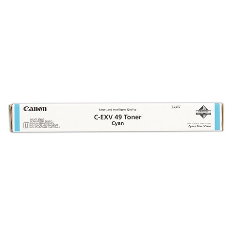 Тонер CANON (C-EXV49C) для Canon IR C3320/C3320i/C3325i/C3330i/C3500, голубой, ресурс 19000 страниц, оригинальный, 8525B002 363505