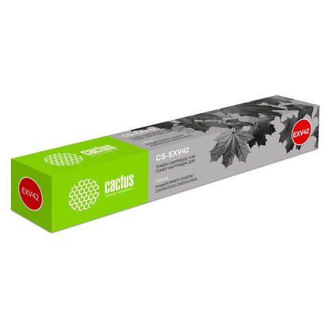 Тонер CACTUS (CS-EXV42) для Canon IR 2202/2202N/2204 MFP/2204N и другие, черный, ресурс 10200 страниц 363508