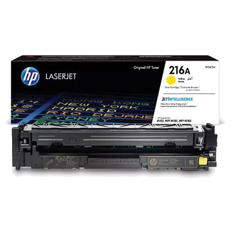 Картридж лазерный HP (W2412A) Color LaserJet M182n/M183fw, №216A, желтый, оригинальный, ресурс 850 страниц 363542 - фото 333066