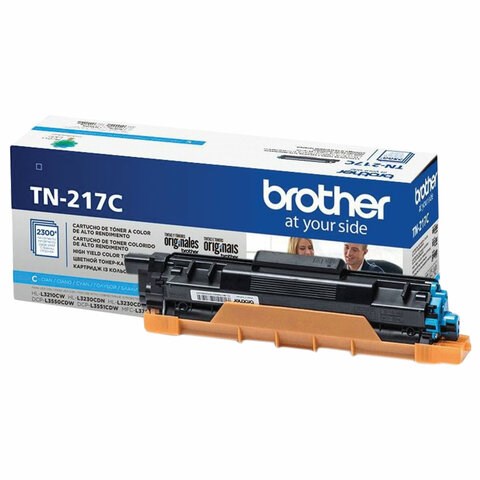 Картридж лазерный BROTHER (TN217C) HLL3230CDW/DCPL3550CDW/MFCL3770CDW, голубой, оригинальный, ресурс 2300 страниц 363557 - фото 333081
