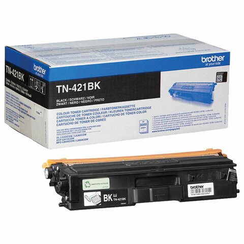 Картридж лазерный BROTHER (TN421BK) HLL8260CDW/DCPL8410CDW/MFCL8690CDW, черный, оригинальный, ресурс 3000 страниц 363560 - фото 333084